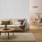 Lot de 3 panneaux muraux en polystyrène brique 3D 60x60 cm - Vertigo en promo chez Décor Discount Lot de 3 panneaux muraux en polystyrène brique 3D 60x60 cm - Vertigo dans le catalogue Décor Discount