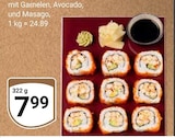 Sushi mit Garnelen, Avocado und Masago Angebote bei GLOBUS Ludwigshafen für 7,99 €