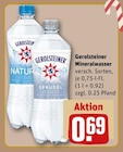 Mineralwasser Angebote von Gerolsteiner bei REWE Schwabach für 0,69 €
