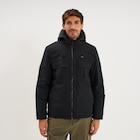 Parka courte déperlante à capuche noir homme en promo chez La Halle Brest à 69,99 €