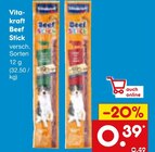 Beef Stick im Angebot bei Netto Marken-Discount in Kempen Beef Stick Angebote von Vitakraft bei Netto Marken-Discount Kempen für 0,39 €