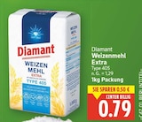 Weizenmehl Extra von Diamant für 0,79 € bei E center im Angebot Weizenmehl Extra von Diamant im aktuellen E center Prospekt
