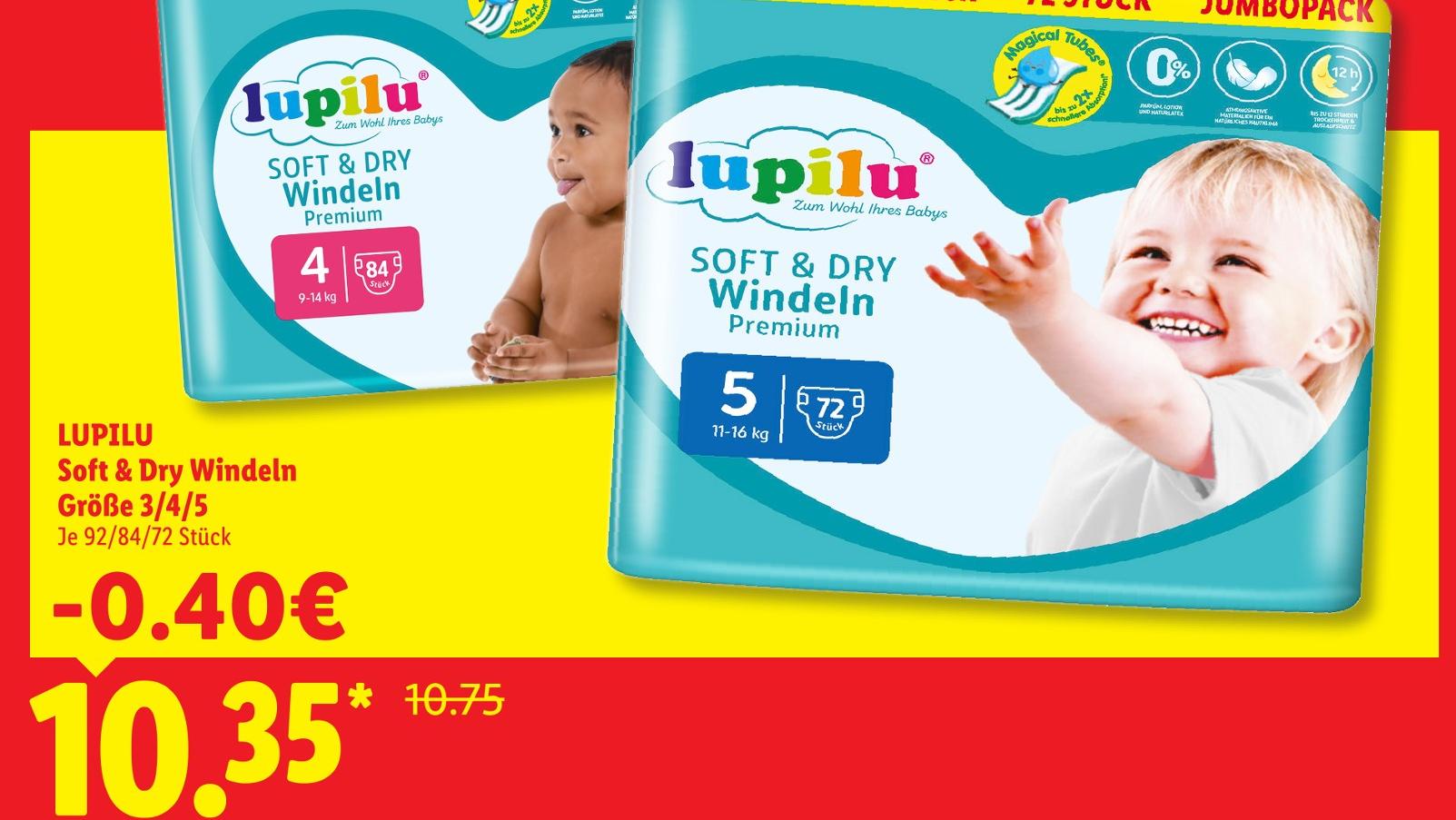 Soft & Dry Windeln Größe 5