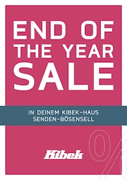 Kibek Prospekt: "END OF THE YEAR SALE", 16 Seiten, 26.12.2025 - 31.12.2025