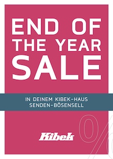 Aktueller Kibek Prospekt (Münster, 16 Seiten zum blättern Kibek Prospekt END OF THE YEAR SALE mit 16 Seiten