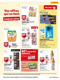 Prix et réduction Smoothie dans le prospectus Auchan Supermarché en cours Offre Smoothie dans le catalogue Auchan Supermarché du moment à la page 7