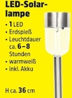 LED-Solarlampe Angebote bei Thomas Philipps Recklinghausen für 1,00 €