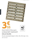 Dalle salma - Mr.Bricolage à Rennes Dalle salma en promo chez Mr.Bricolage Rennes à 3,55 €
