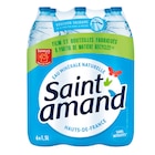 Eau minérale naturelle - SAINT AMAND - Carrefour à Argenteuil Eau minérale naturelle - SAINT AMAND en promo chez Carrefour Argenteuil à 2,52 €