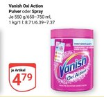 Aktuelle Vollwaschmittel Angebote bei GLOBUS in Mannheim Aktuelles Oxi Action Pulver Angebot bei GLOBUS in Mannheim ab 4,79 €
