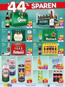 Bier im aktuellen Netto Marken-Discount Prospekt (Reutlingen) Bier im Netto Marken-Discount Prospekt "Aktuelle Angebote" mit 49 Seiten (Reutlingen)