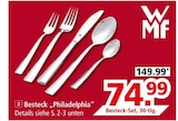 Besteck "Philadelphia" von WMF im aktuellen Segmüller Prospekt für 74,99 €