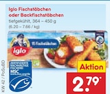 Iglo im Netto Marken-Discount Prospekt Fischstäbchen von Iglo im aktuellen Netto Marken-Discount Prospekt für 2,79 €