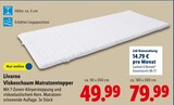 Viskoschaum Matratzentopper im Angebot bei Lidl in Neubrandenburg Viskoschaum Matratzentopper Angebote von Livarno bei Lidl Neubrandenburg für 49,99 €