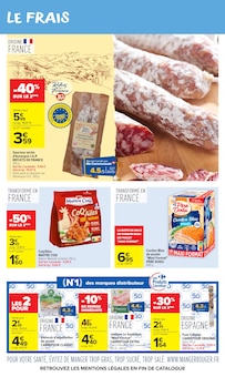 Promotion Saucisson dans le prospectus Carrefour Market, valable du 28/07/2026 au 09/08/2026 Promo Saucisson dans le catalogue Carrefour Market du moment à la page 7