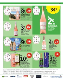 Prix et réduction Champagne Brut dans le prospectus E.Leclerc en cours Offre Champagne Brut dans le catalogue E.Leclerc du moment à la page 27