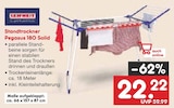 Standtrockner Pegasus 180 Solid im Angebot bei Netto Marken-Discount in Nürnberg Standtrockner Pegasus 180 Solid Angebote von Leifheit bei Netto Marken-Discount Nürnberg für 22,22 €