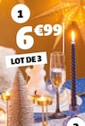 3 flûtes à champagne en promo chez Gifi Châteauneuf-les-Martigues à 6,99 €
