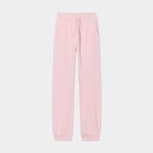 Pantalon de jogging droit rose clair fille en promo chez La Halle Pantalon de jogging droit rose clair fille dans le catalogue La Halle