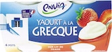 Yaourts à la grecque sur lit de fraise - ENVIA - Lidl à Chambéry Yaourts à la grecque sur lit de fraise - ENVIA en promo chez Lidl Chambéry à 1,65 €