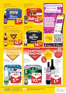 Mineralwasser im Netto Marken-Discount Prospekt "DER ORT, AN DEM DU IMMER AUSGEZEICHNETE PREISE FINDEST." mit 2 Seiten (Mannheim)