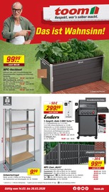Grill im toom Baumarkt Prospekt in Jena Aktueller toom Baumarkt Prospekt mit Grill, "Respekt, wer's selber macht.", Seite 1