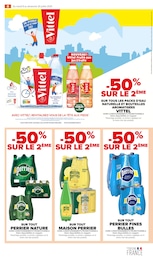 Prix et réduction Perrier dans le prospectus Carrefour Market en cours Offre Perrier dans le catalogue Carrefour Market du moment à la page 10