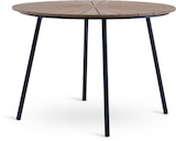 JYSK Gartentisch RANGSTRUP Ø110 natur/schwarz von JUTLANDIA für 135,00 € bei JYSK im Angebot JYSK Gartentisch RANGSTRUP Ø110 natur/schwarz von JUTLANDIA im aktuellen JYSK Prospekt