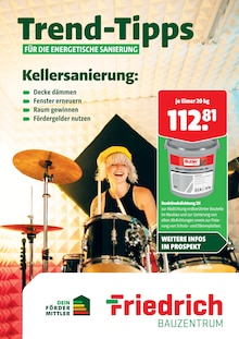 Friedrich Bauzentrum Prospekt Trend-Tipps für die energetische Sanierung mit 13 Seiten