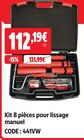 Promo Kit 8 pièces pour lissage manuel à 112,19 € dans le catalogue Screwfix à Wasquehal