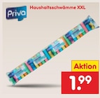Haushaltsschwämme XXL im Angebot bei Netto Marken-Discount in Hildesheim Haushaltsschwämme XXL Angebote von Priva bei Netto Marken-Discount Hildesheim für 1,99 €