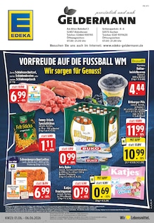EDEKA Prospekt der Woche "Aktuelle Angebote" Seite 1, 01.06.2026 bis 06.06.2026 für Aldenhoven Aktueller EDEKA Prospekt "Aktuelle Angebote" Seite 1 von 26 Seiten für Aldenhoven