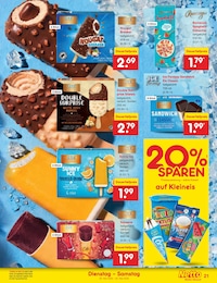 Spaghetti-Eis Angebot im aktuellen Netto Marken-Discount Prospekt auf Seite 27