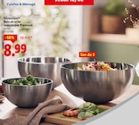 Bols en acier inoxydable Premium - SILVERCREST en promo chez Lidl Quimper à 8,99 €