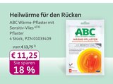 Wärme-Pflaster mit Sensitiv-Vlies bei mea - meine apotheke im Prospekt "" für 11,25 €