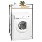 Promo Meuble pour buanderie bois et acier noir 70xH115x60cm à 34,99 € dans le catalogue Gifi à Castelnaudary
