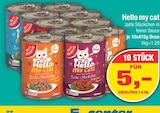 Hello my cat Zarte Stückchen in feiner Sauce (Rind) von GUT&GÜNSTIG im aktuellen EDEKA Prospekt für 5,00 €