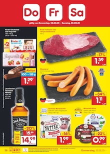 Jack Daniels im Netto Marken-Discount Prospekt "Aktuelle Angebote" mit 65 Seiten (Straubing)