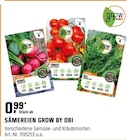 Sämereien Angebote von Grow by Obi bei OBI Lünen für 0,99 €