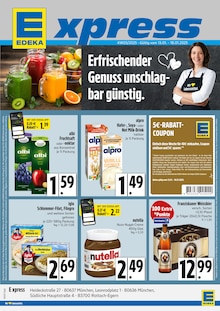 EDEKA Prospekt "Erfrischender Genuss unschlagbar günstig" mit  Seiten (Gmund (Tegernsee))