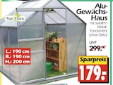 Wreesmann - Alu-Gewächshaus Angebot im Prospekt Alu-Gewächshaus bei Wreesmann im Prospekt "" für 179,00 €