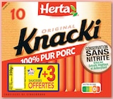 Knacki 100% pur porc conservation sans nitrite - HERTA dans le catalogue Netto