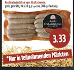 Rostbratwürstchen vom Strohschwein bei EDEKA im Beselich Prospekt für 3,33 €