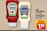 Tomato Ketchup oder Mayonnaise von Heinz im aktuellen REWE Prospekt