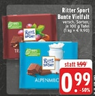 Bunte Vielfalt Trauben-Nuss im Angebot bei E center in Erftstadt Bunte Vielfalt Trauben-Nuss Angebote von Ritter Sport bei E center Erftstadt für 0,99 €
