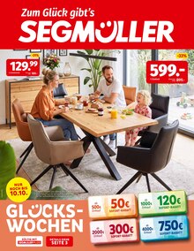 Aktueller Segmüller Prospekt (Dreieich, 6 Seiten zum blättern Segmüller Prospekt Zum Glück gibt’s Segmüller - Glückswochen mit 6 Seiten