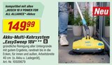 Akku-Multi-Kehrsystem EasySweep 18V Angebote von Bosch bei toom Baumarkt Falkensee für 149,99 €