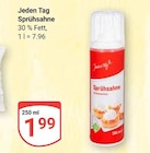 Sprühsahne Angebote von Jeden Tag bei GLOBUS Nettetal für 1,99 €