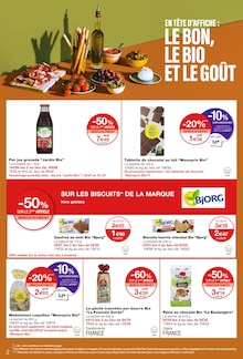 Prospectus Monoprix de la semaine "LE BON, LE BIO ET LE GOÛT" avec 2 pages, valide du 11/09/2024 au 22/09/2024 pour Châteauroux et alentours