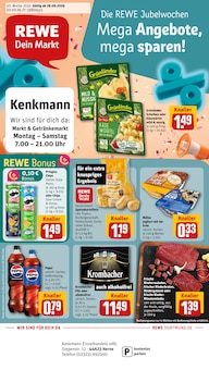 Krombacher im aktuellen REWE Prospekt (Herne) Krombacher im REWE Prospekt "Dein Markt" mit 38 Seiten (Herne)